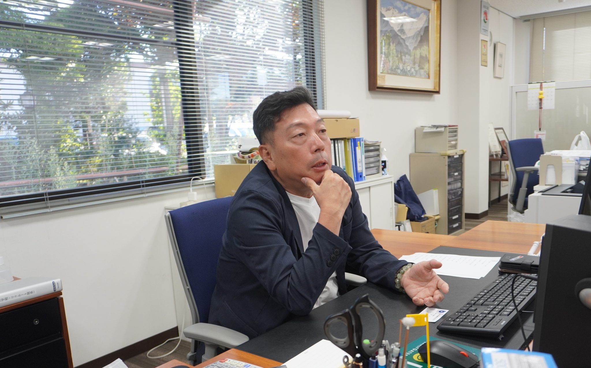 代表取締役社長　石田信長氏